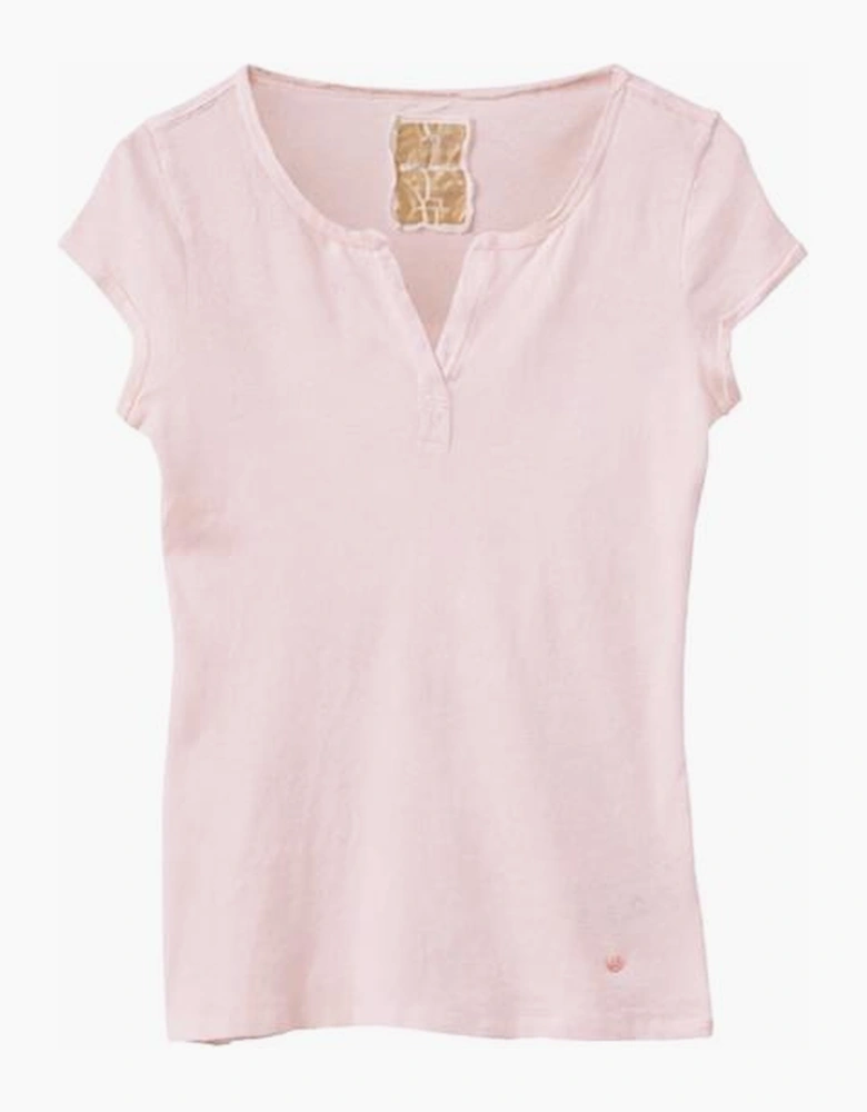 Troy t shirt in ballet slipper pink