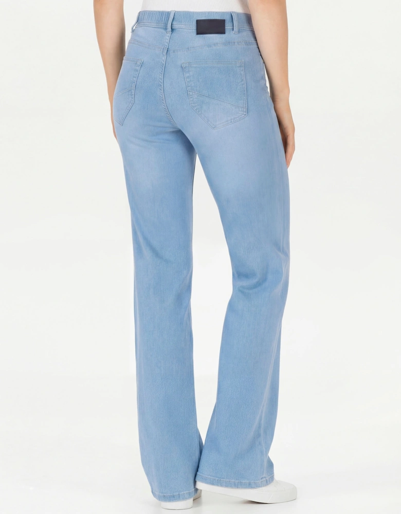 Mellina flared jeans in ice blue