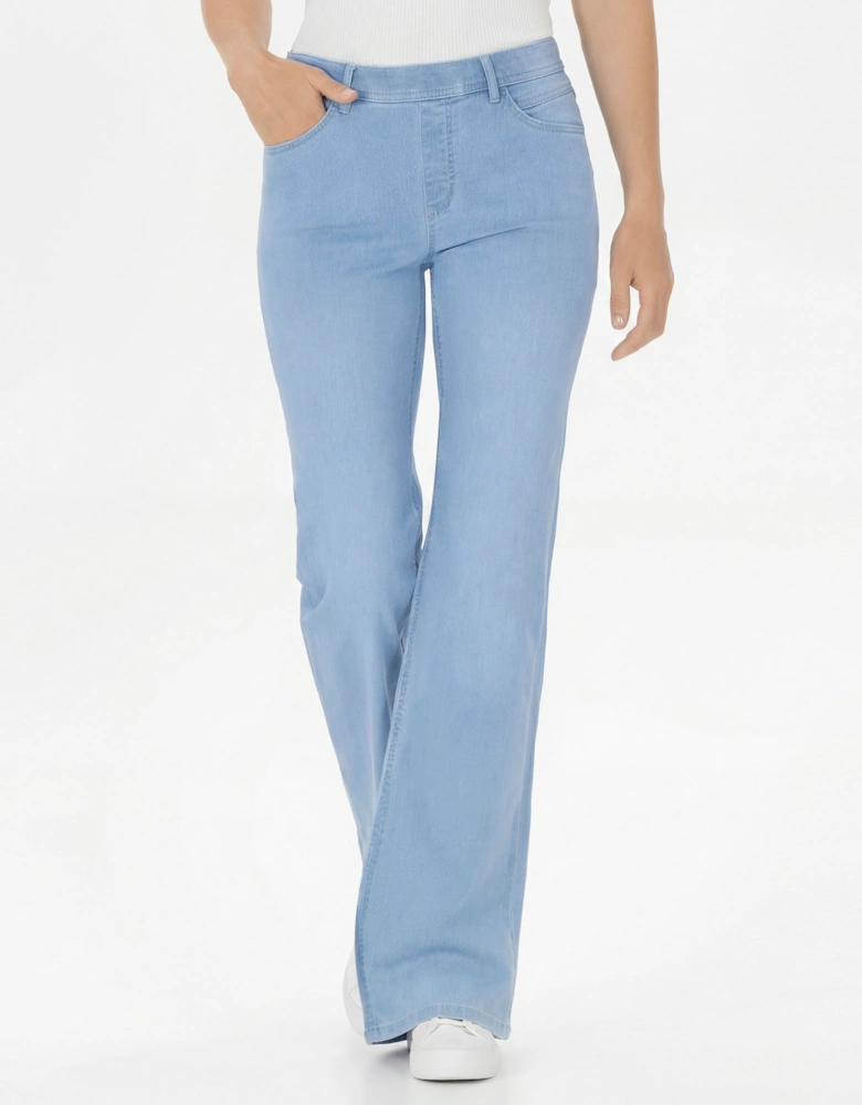 Mellina flared jeans in ice blue