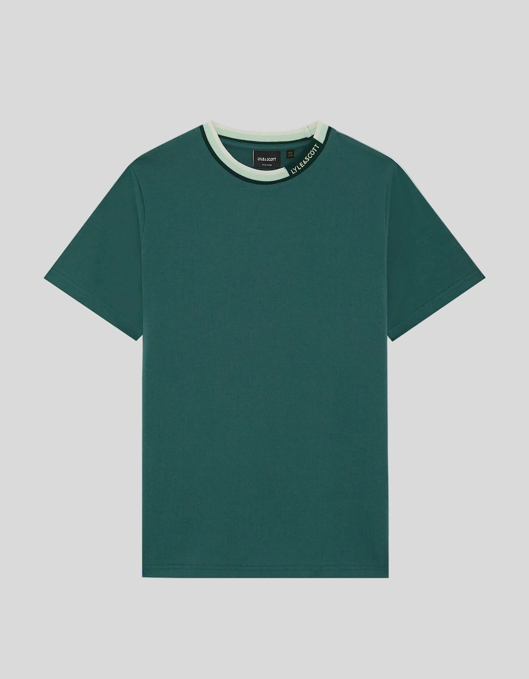 Tipped Collar Logo T-Shirt