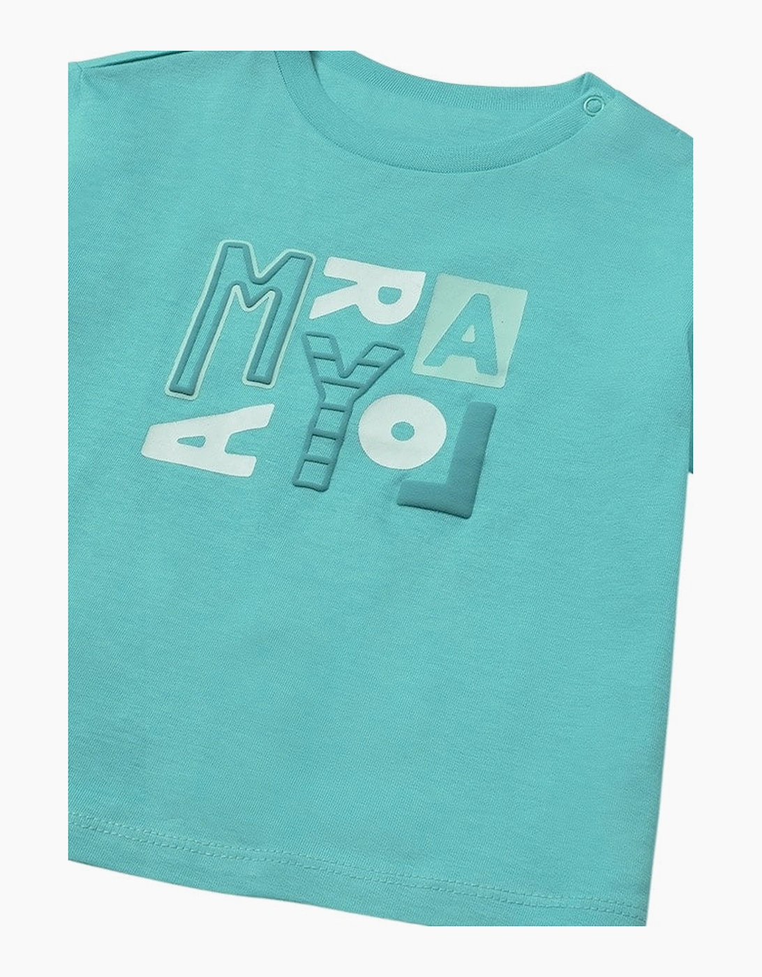 Boys Turquoise Blue Cotton Top