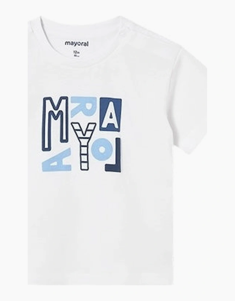 Boys White Cotton Top