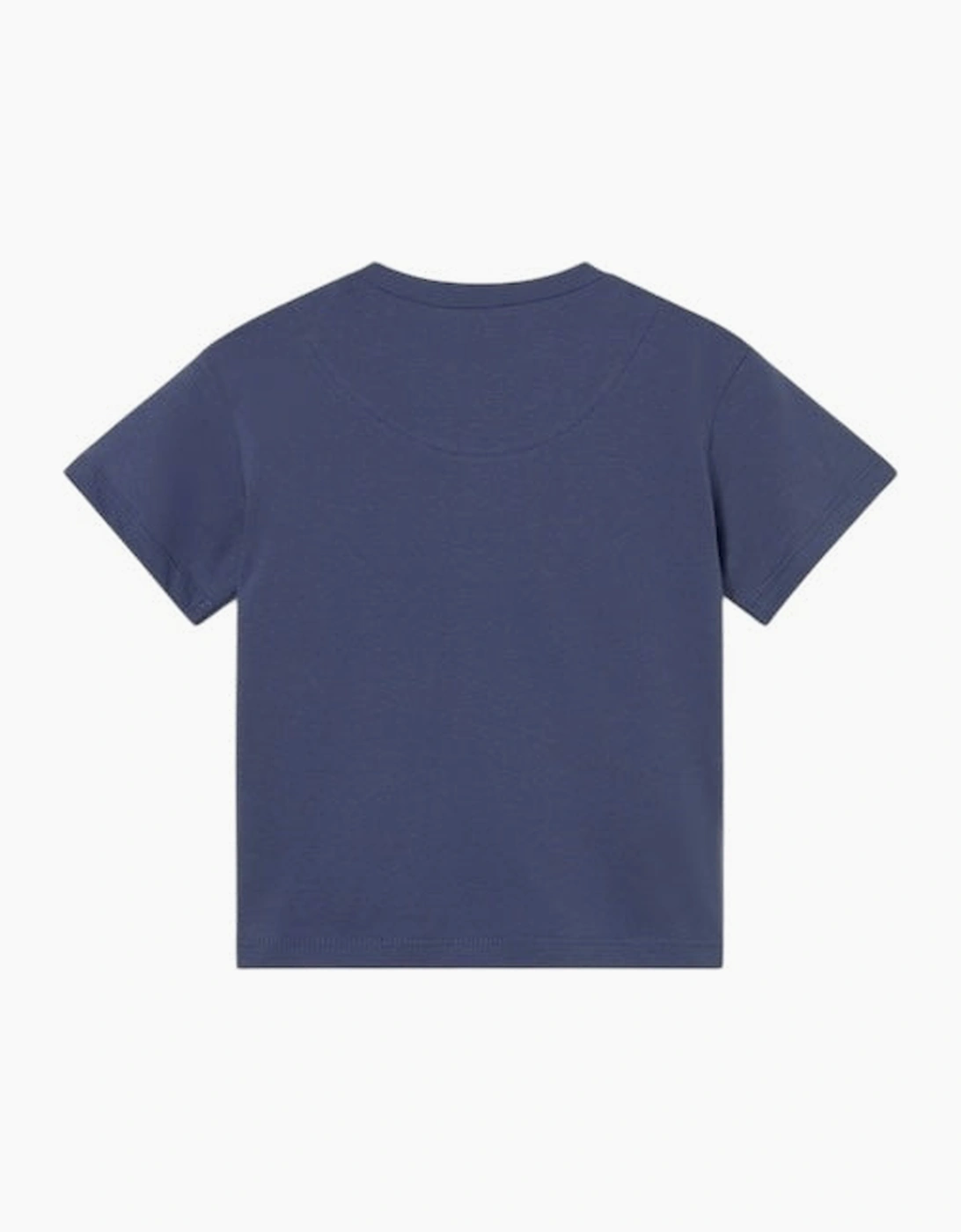 Boys Navy Blue Cotton Top