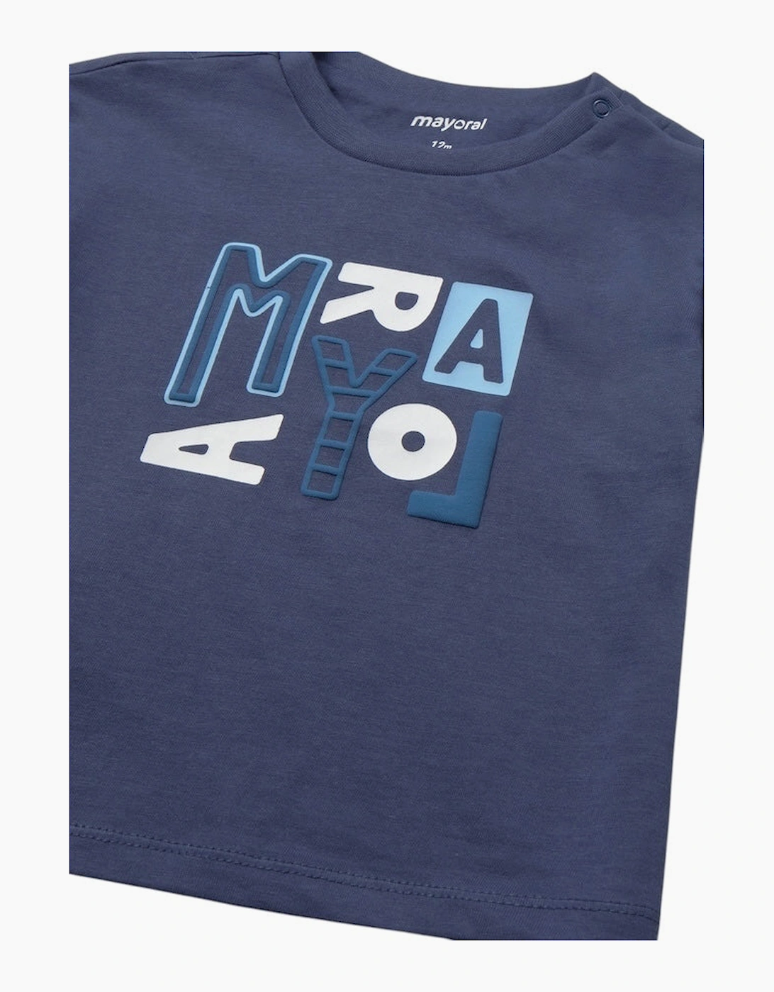 Boys Navy Blue Cotton Top
