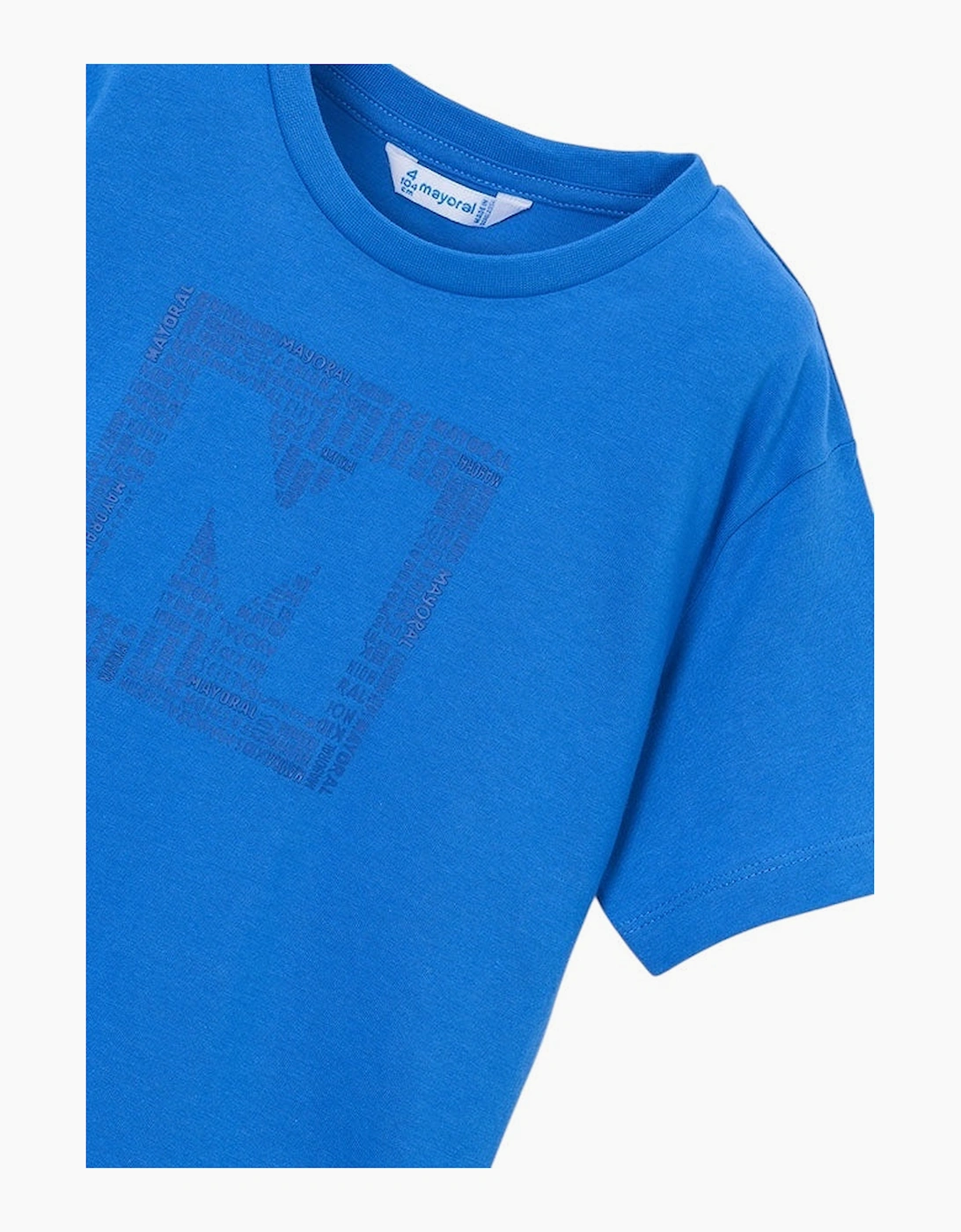 Boys Bright Blue Cotton Top