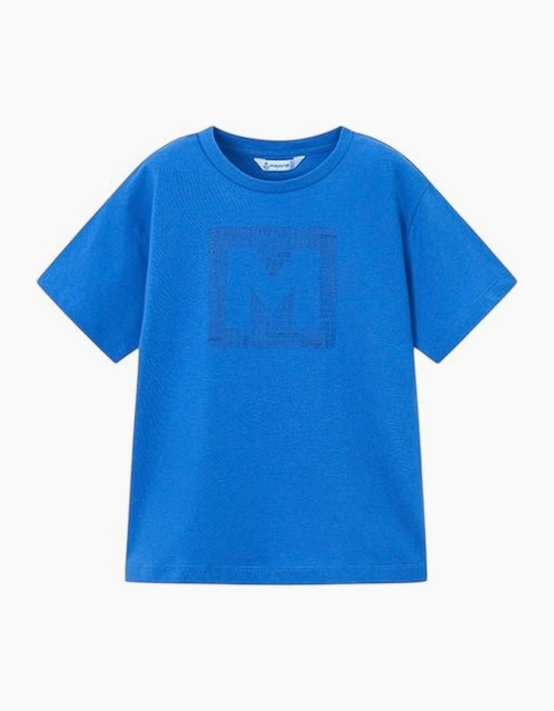 Boys Bright Blue Cotton Top