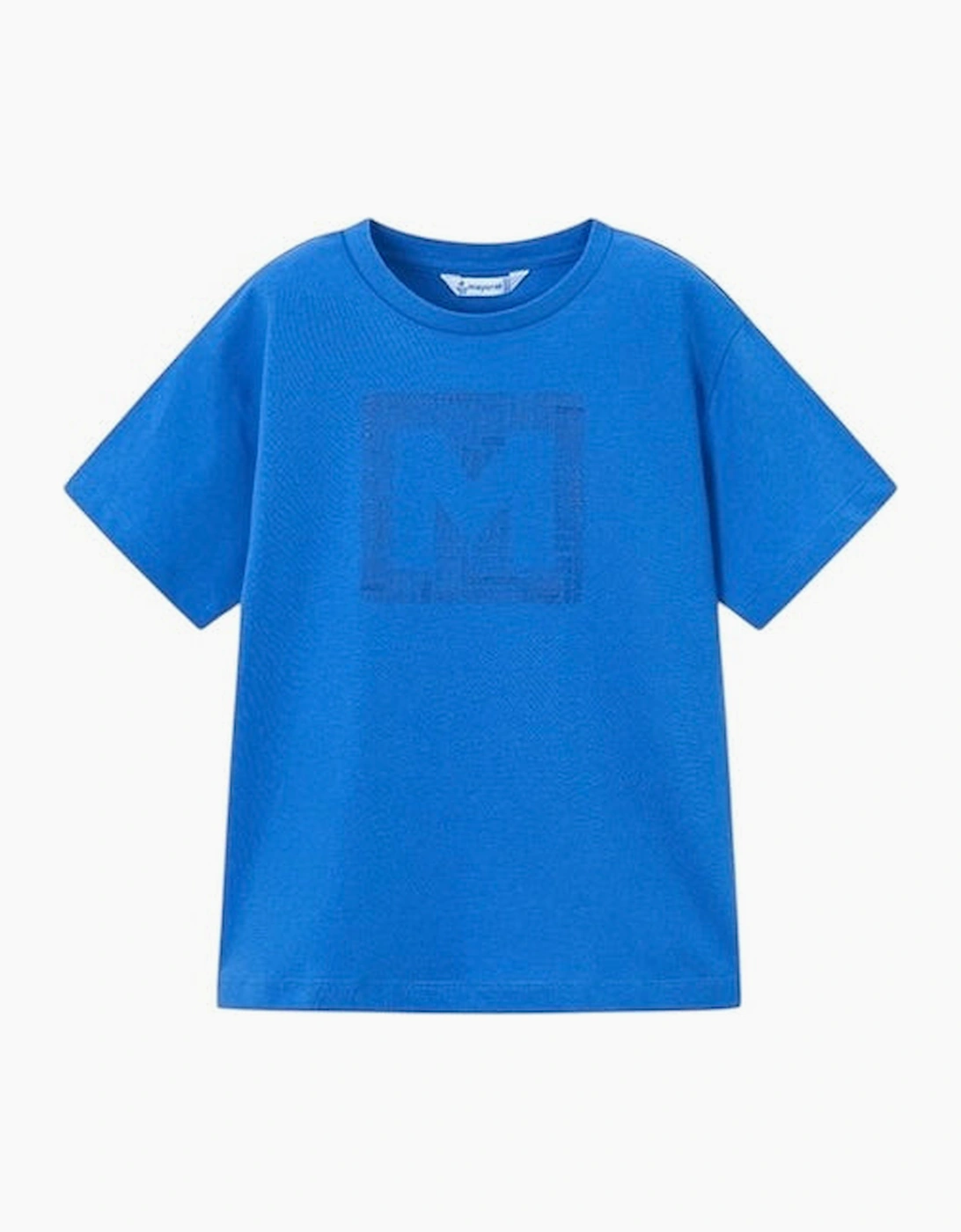 Boys Bright Blue Cotton Top, 4 of 3