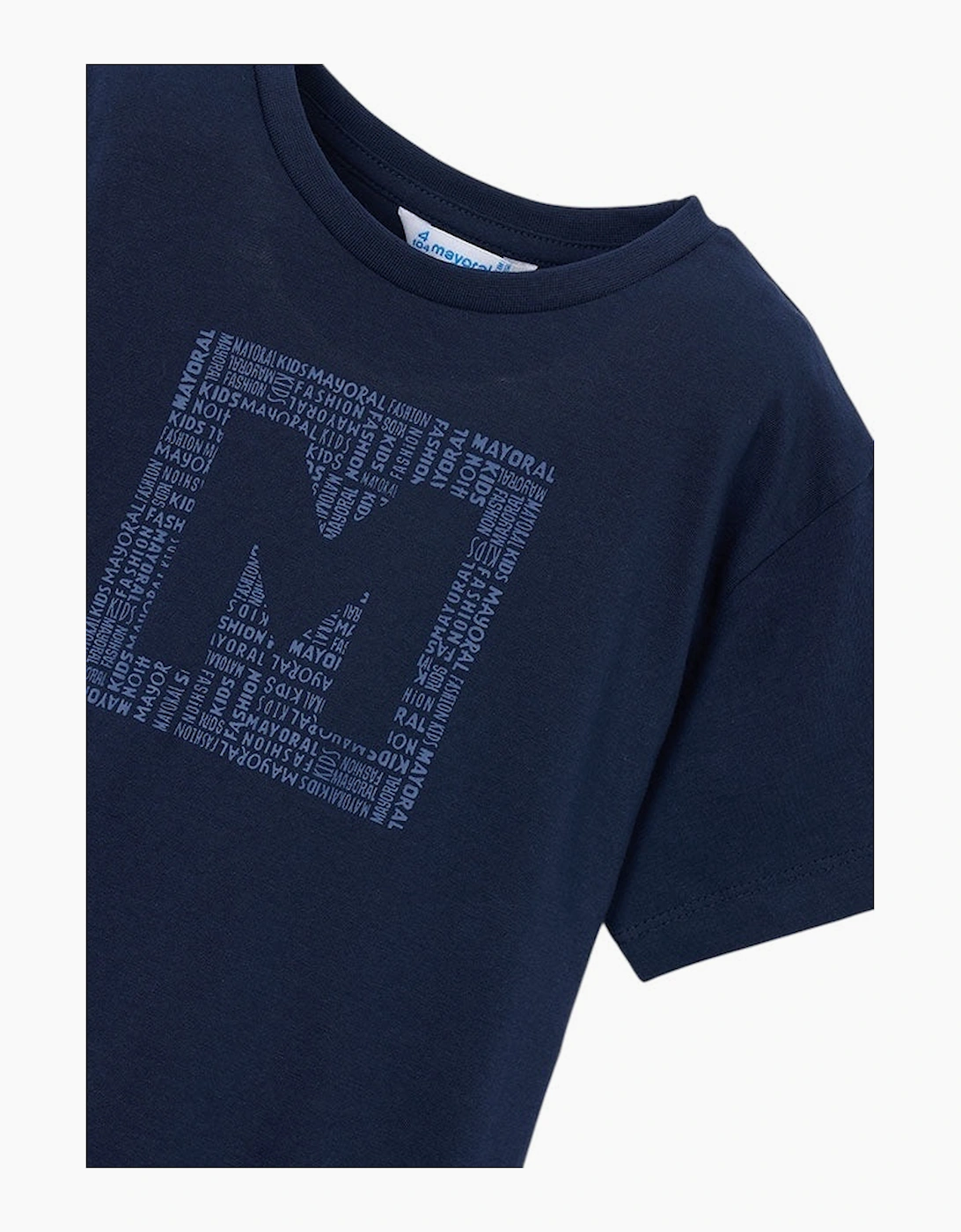 Boys Navy Blue Cotton Top