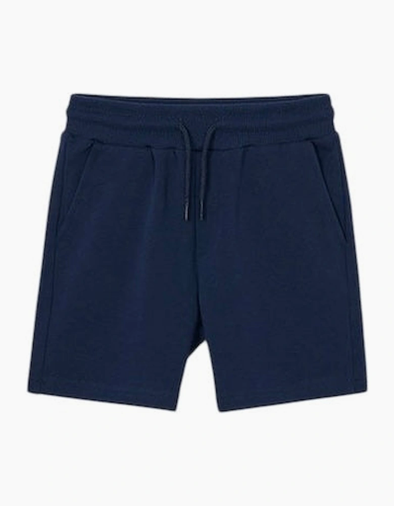 Boys Navy Blue Jersey Shorts