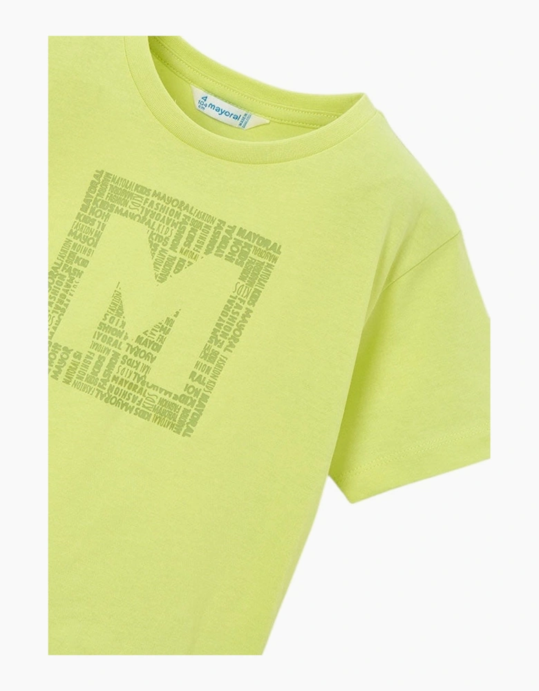 Boys Lime Green Cotton Top