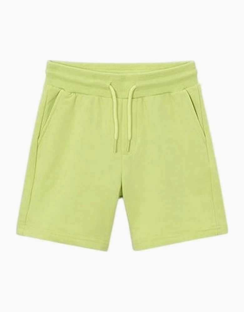 Boys Lime Green Jersey Shorts