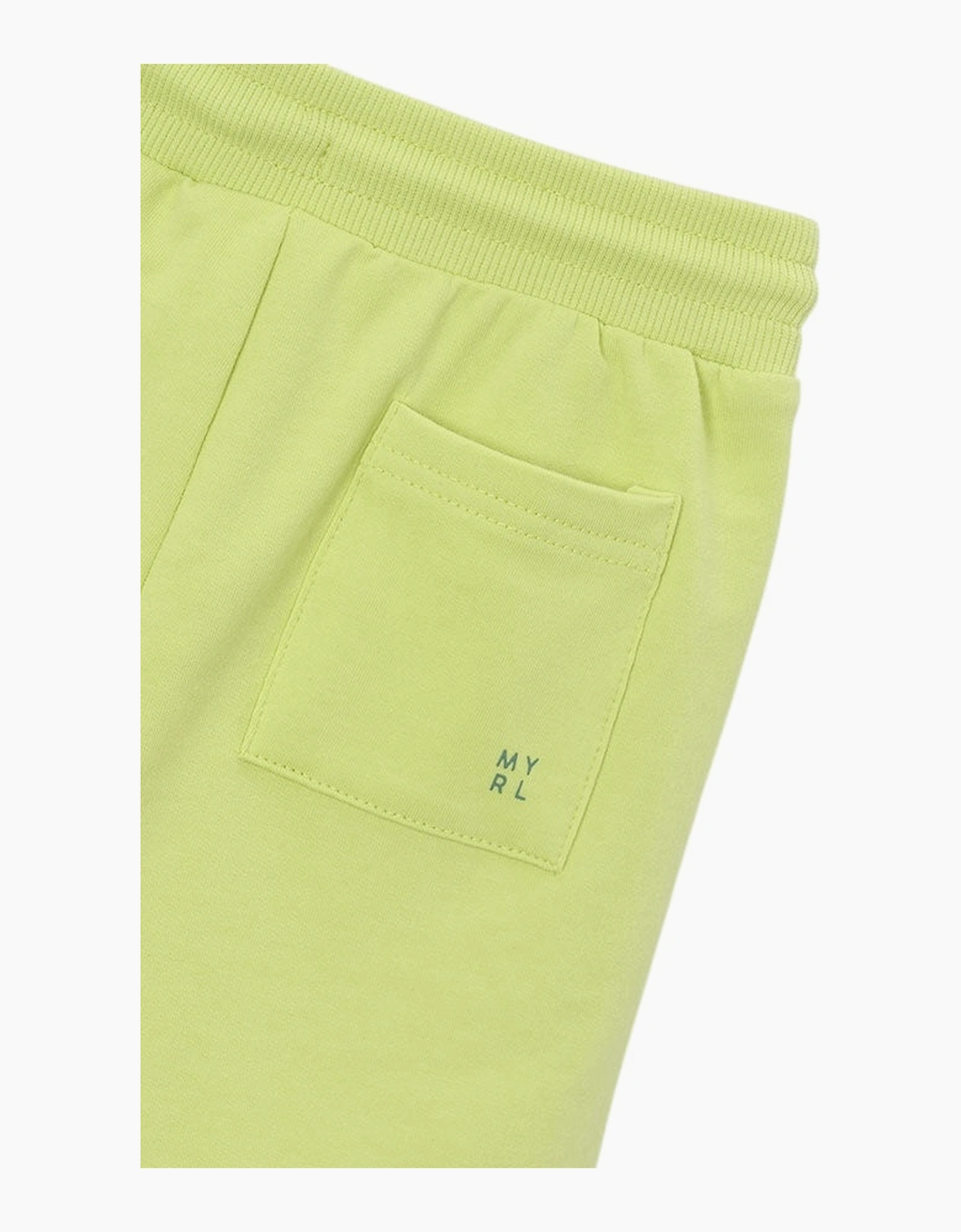Boys Lime Green Jersey Shorts