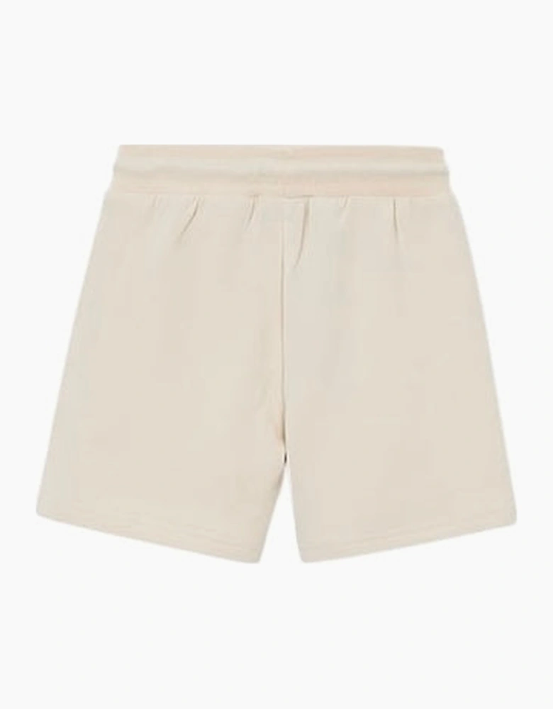 Boys Cream Jersey Shorts