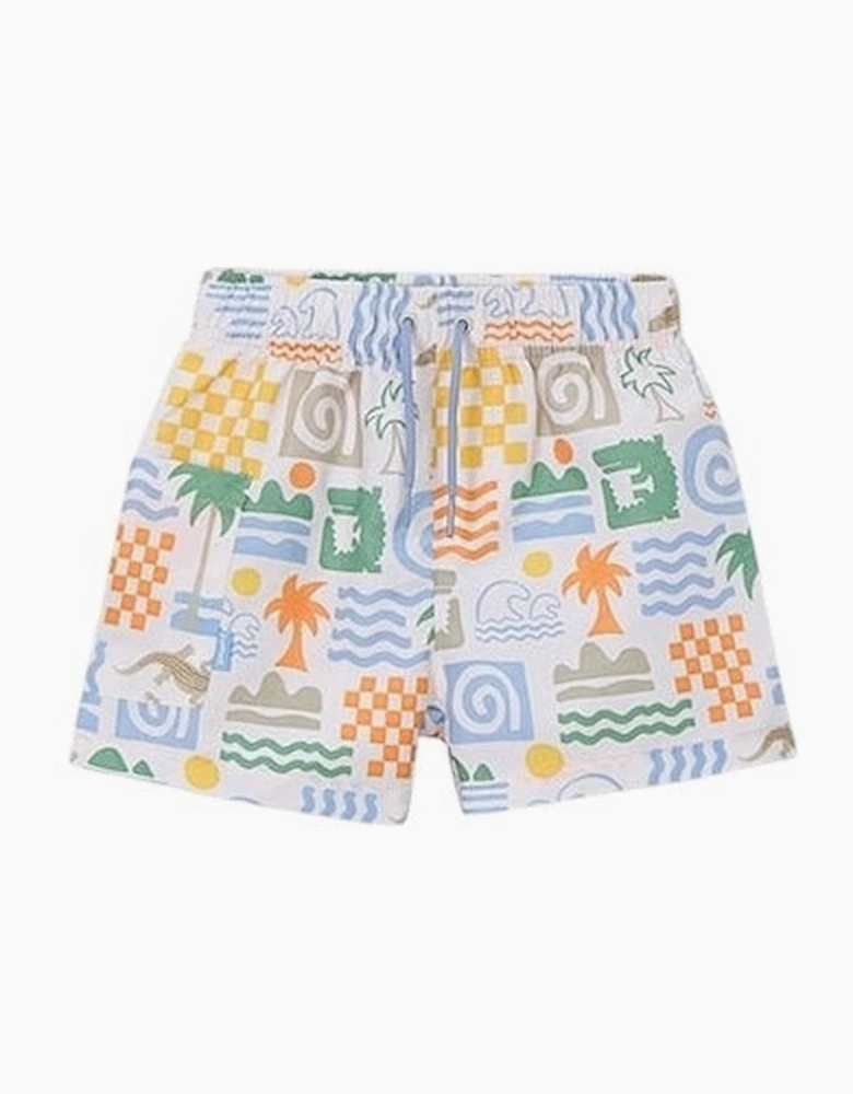 Boys Multicoloured Swim Shorts