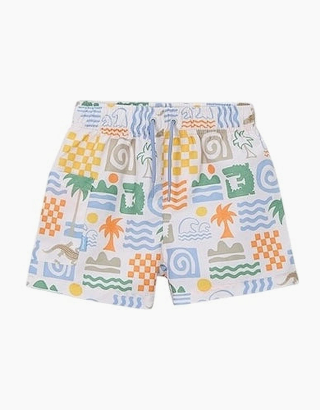 Boys Multicoloured Swim Shorts, 5 of 4