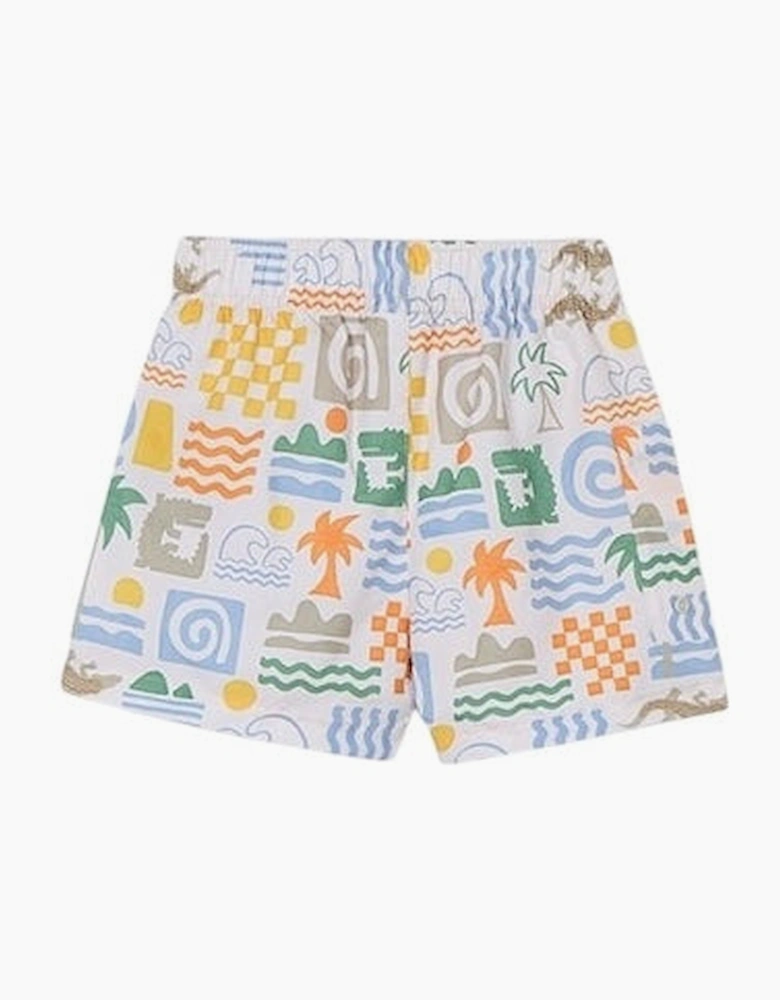 Boys Multicoloured Swim Shorts