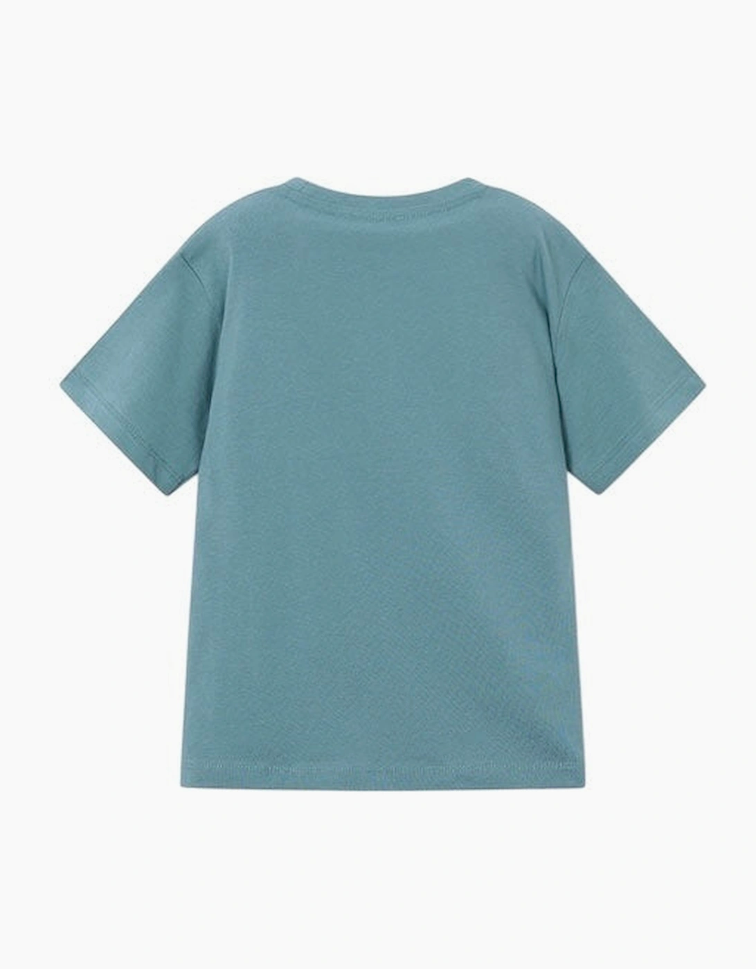 Boys Teal Blue Cotton Top