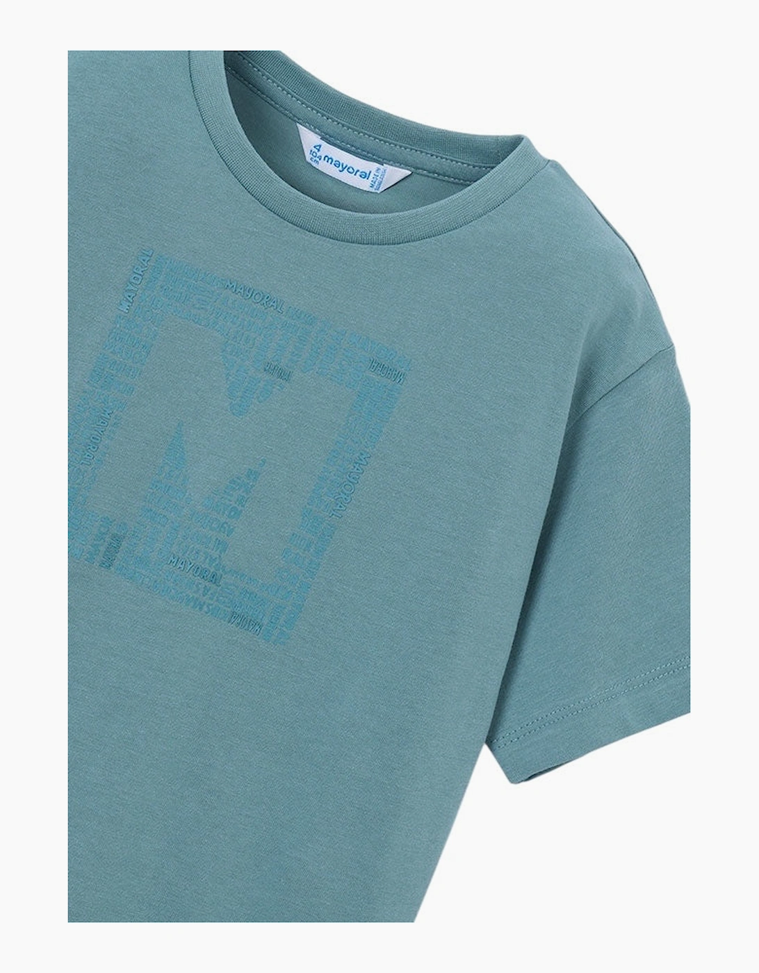 Boys Teal Blue Cotton Top