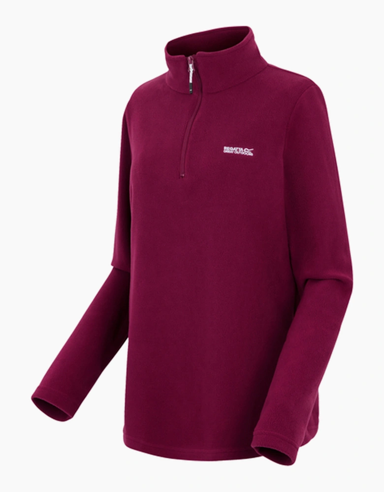 Great Outdoors Womens/Ladies Sweetheart 1/4 Zip Fleece Top