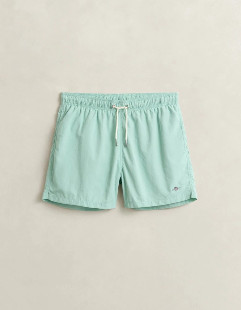 Mens Swim Shorts - 347 Washed Turquoise