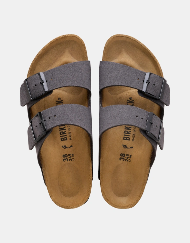 Birkibuc Womens Sandals - Velvet Gray/Black