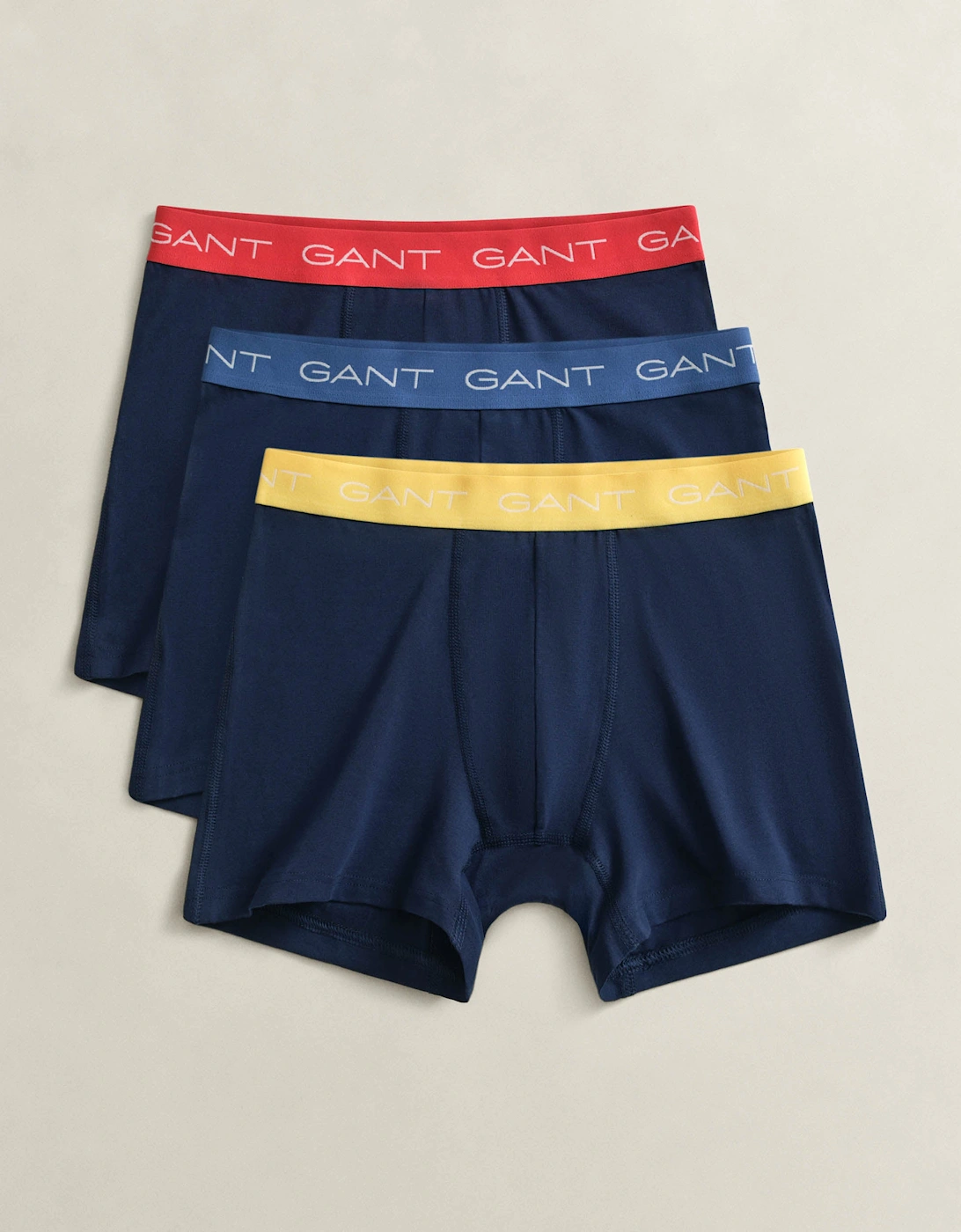 Gant Men's Navy Boxer Brief 3-Pack - 410 Marine  33/32/32 M