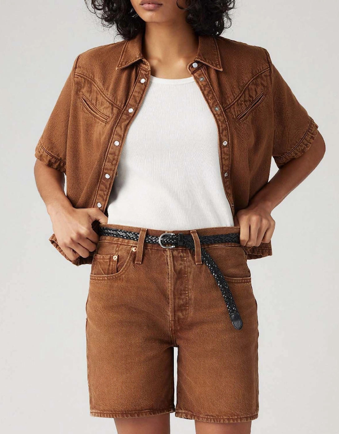 501 Mid Thigh Shorts - Womens 501 Mid Thigh Shorts