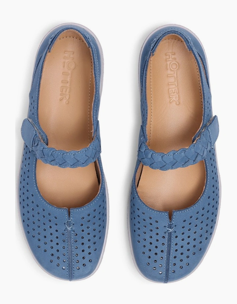 Quake II Womens Extra Wide Mary Jane Shoes