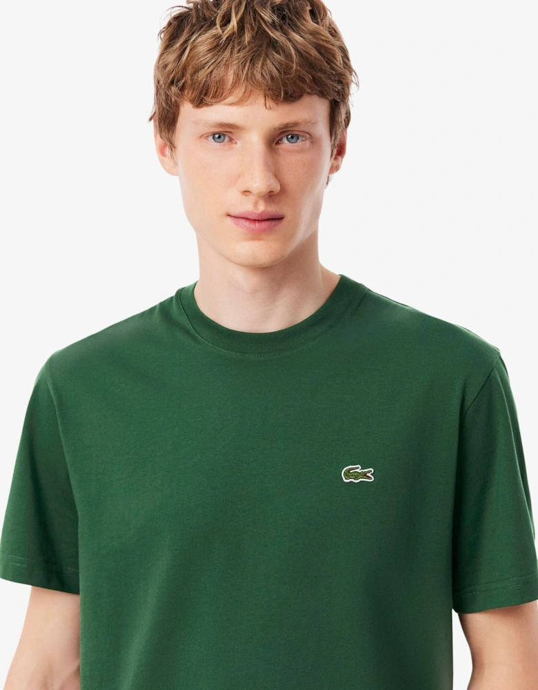 Mens Classic Fit Cotton Jersey T-Shirt - Green 132