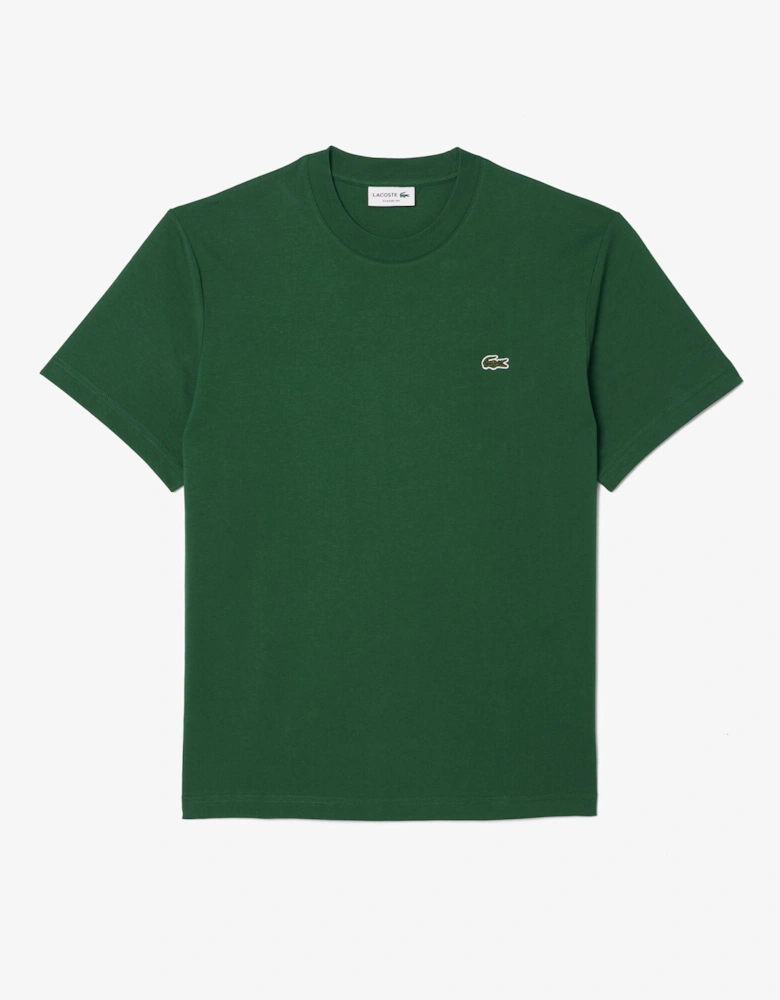 Mens Classic Fit Cotton Jersey T-Shirt - Green 132