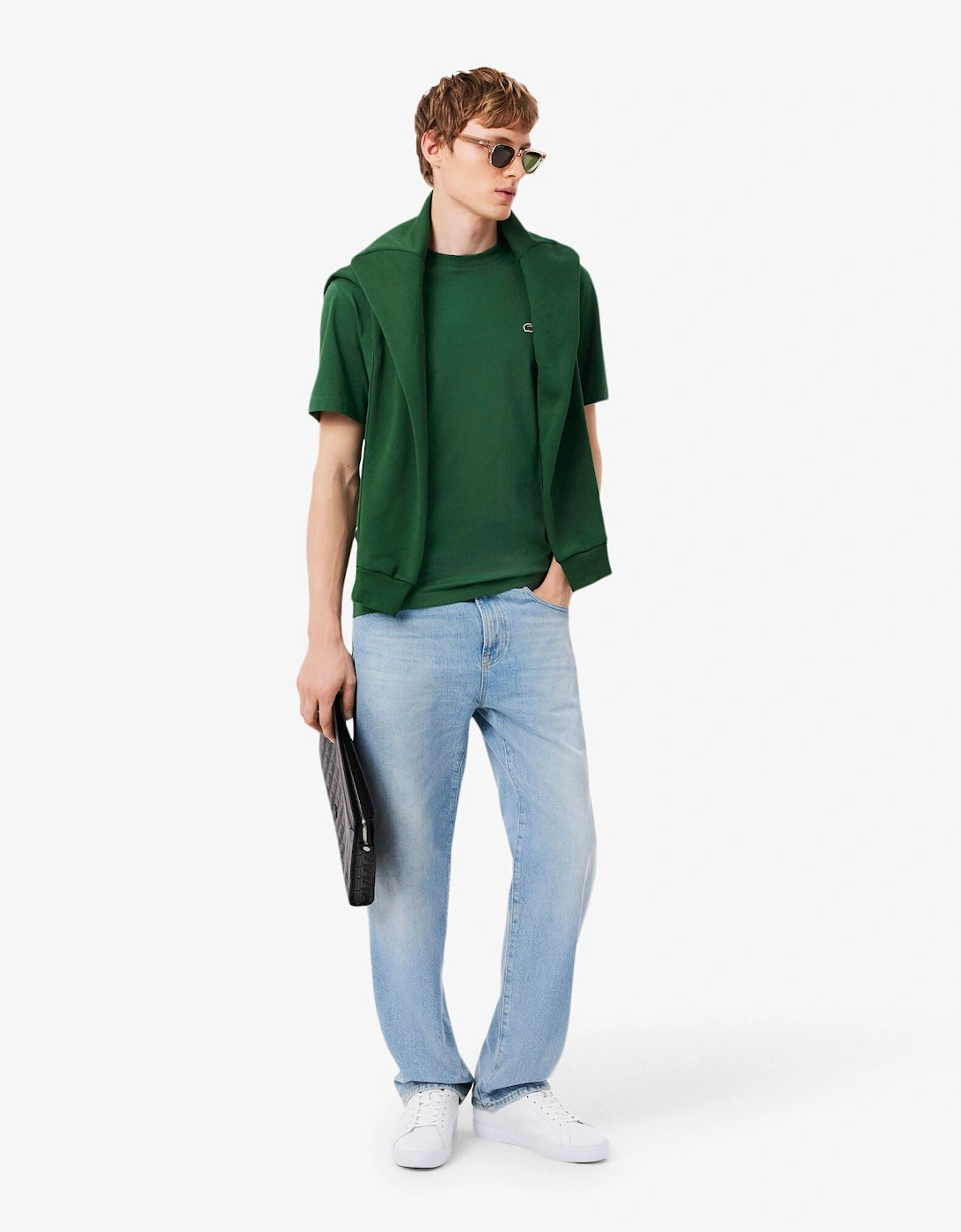 Mens Classic Fit Cotton Jersey T-Shirt - Green 132