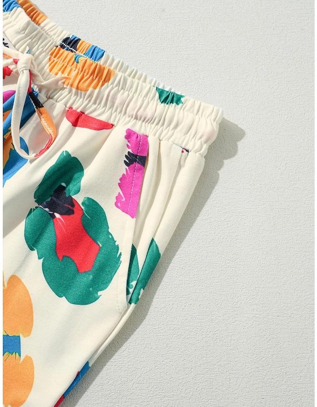 Apricot Leopard Print Long Sleeve Top and Skinny Pants Lounge Set