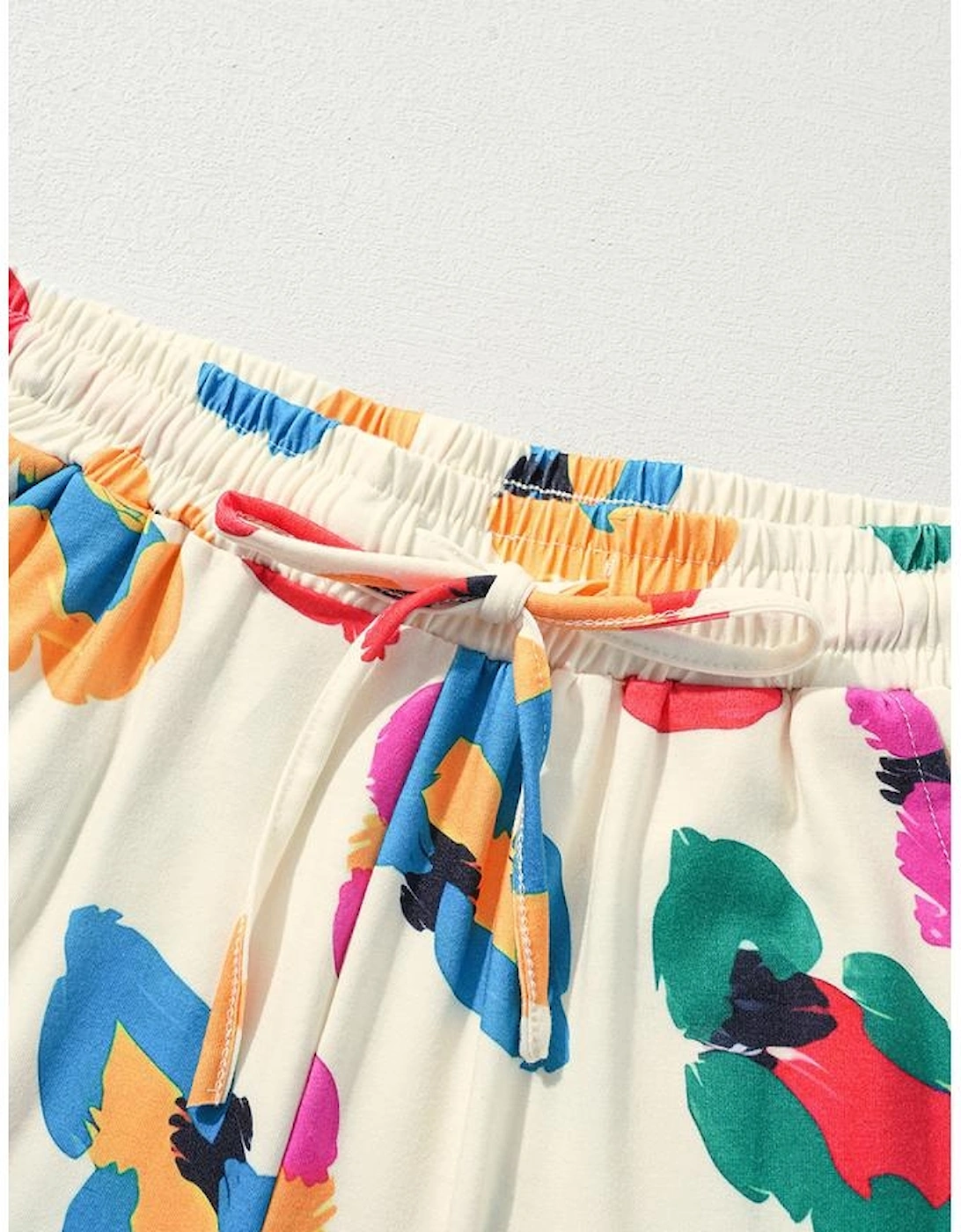 Apricot Leopard Print Long Sleeve Top and Skinny Pants Lounge Set