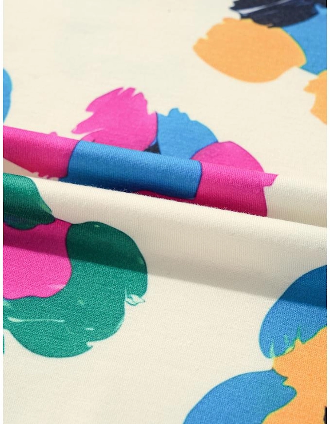 Apricot Leopard Print Long Sleeve Top and Skinny Pants Lounge Set