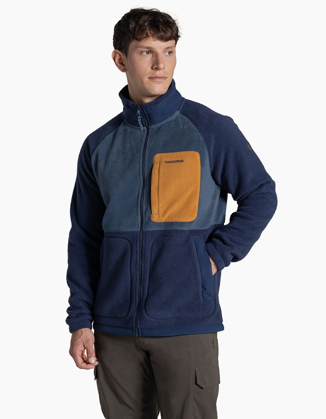 Mens Dades Full Zip Fleece, 2 of 1