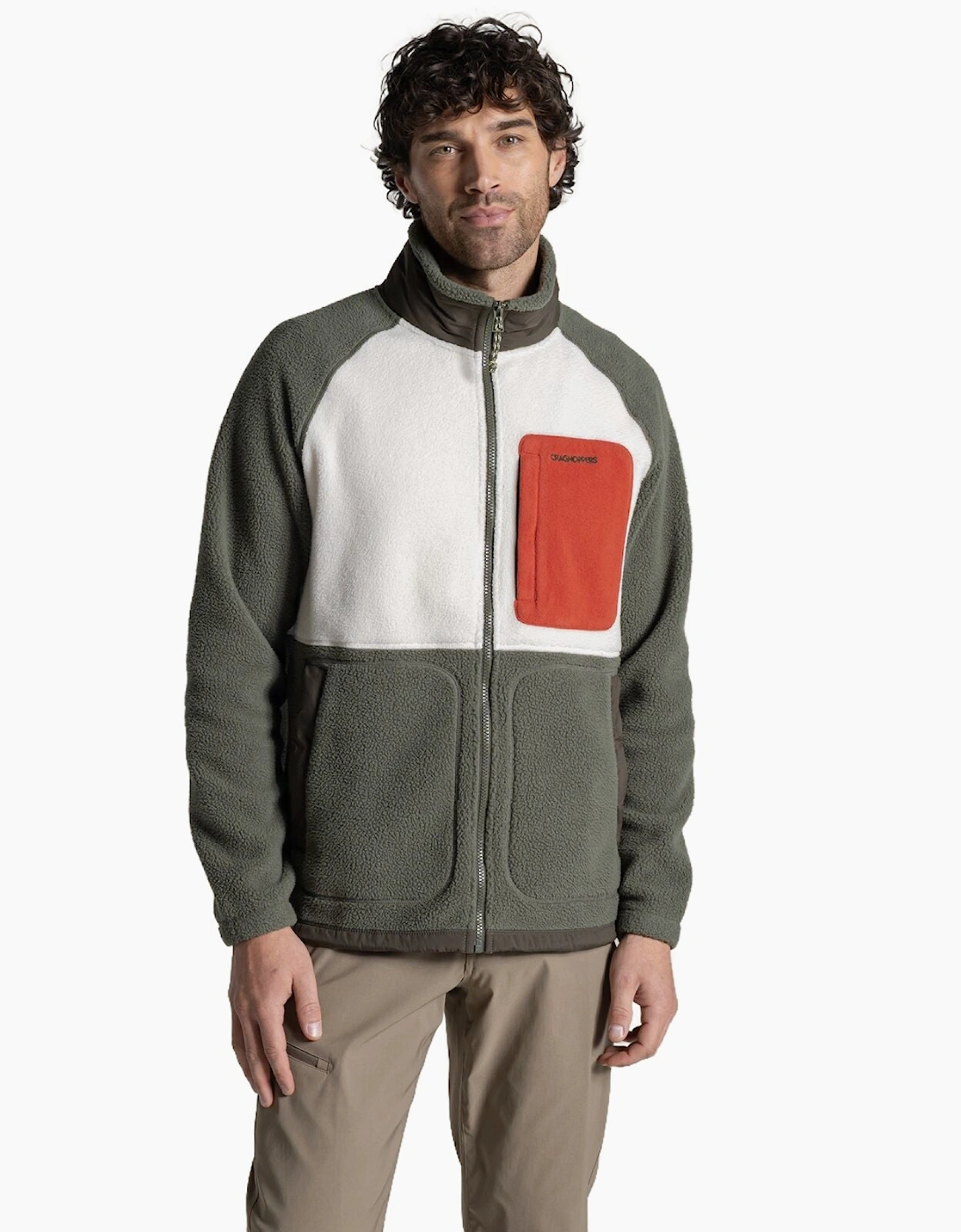 Mens Dades Full Zip Fleece, 2 of 1