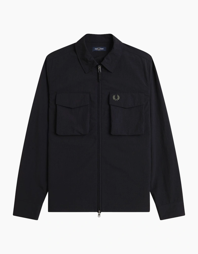 Ripstop Pocket Overshirt Black