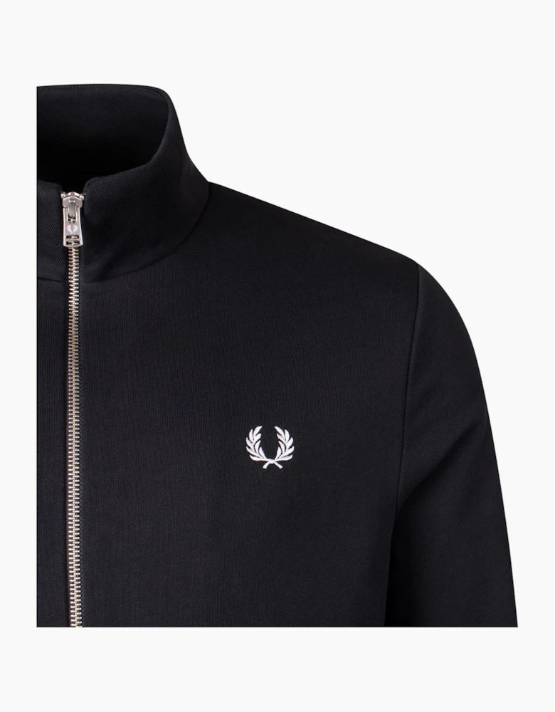 Zip Through Sweatshirt Black