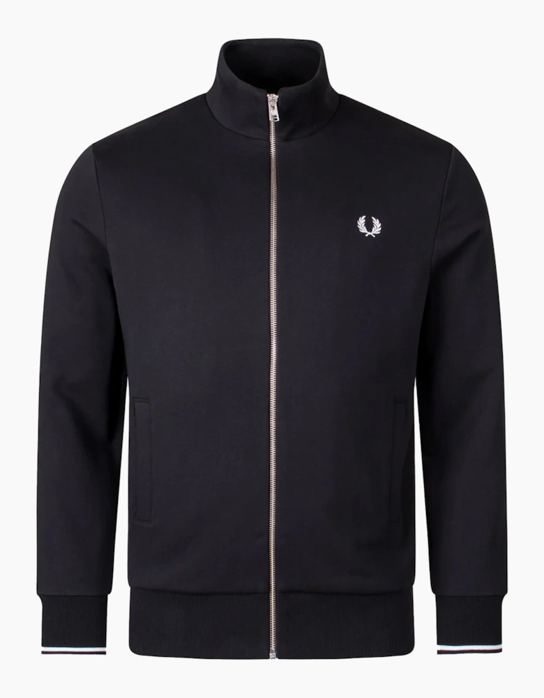 Zip Through Sweatshirt Black