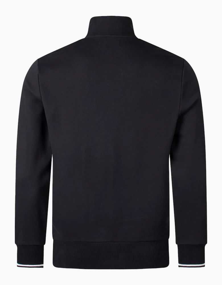 Zip Through Sweatshirt Black