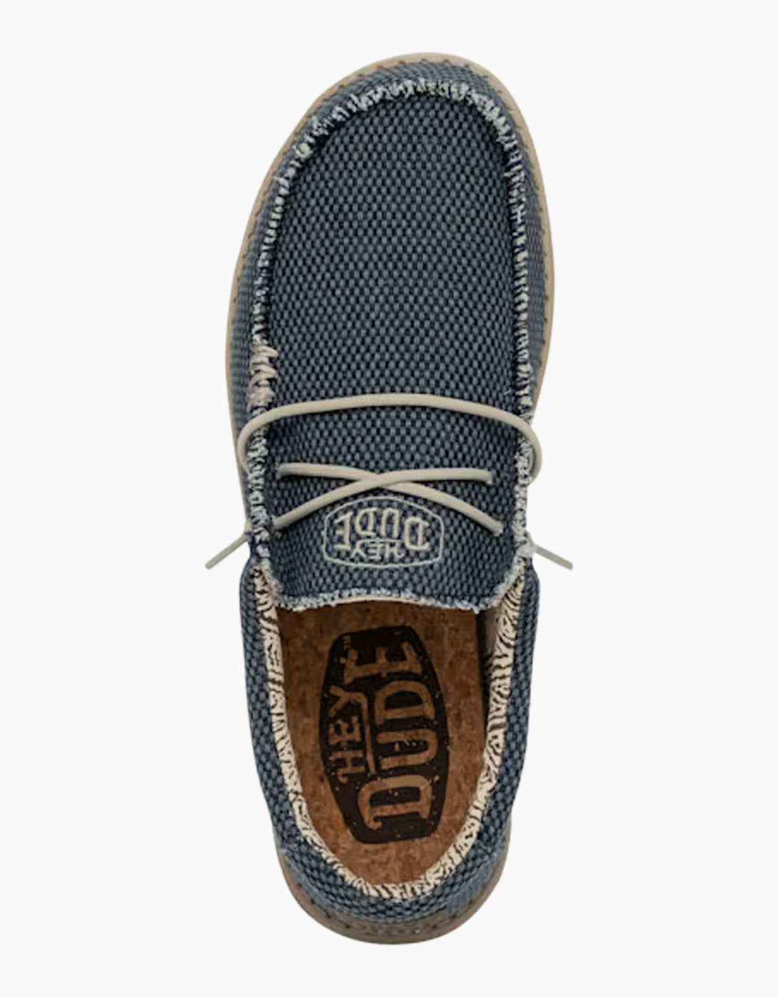Wally braided shoe Blue Night