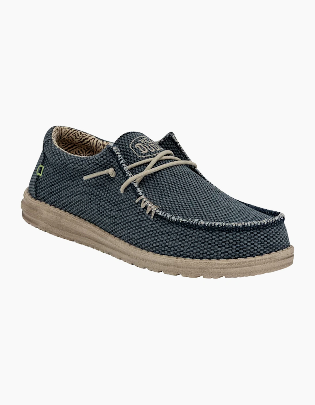 Wally braided shoe Blue Night