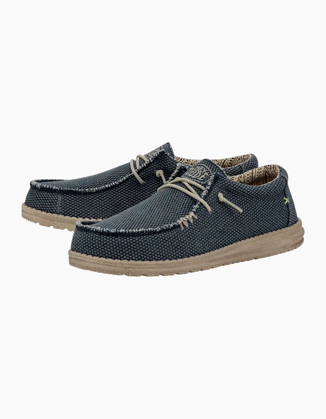 Wally braided shoe Blue Night