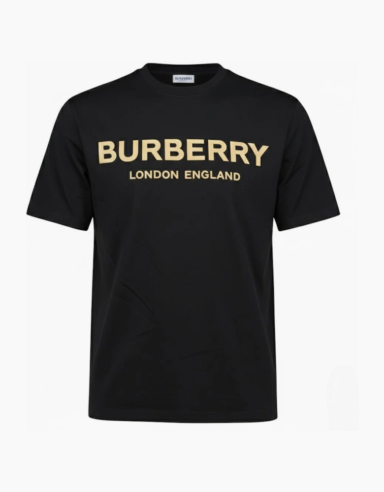 London Logo T Shirt Black/Gold