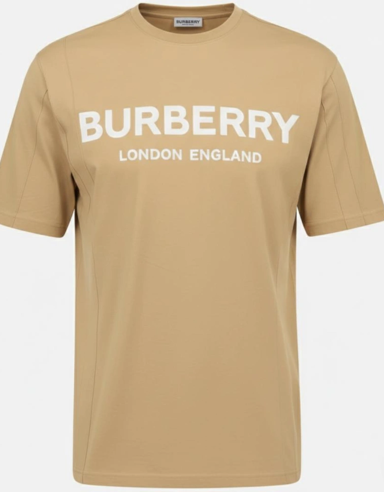 London Logo T Shirt Beige