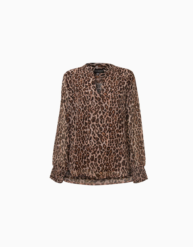 Leopard Print Blouse