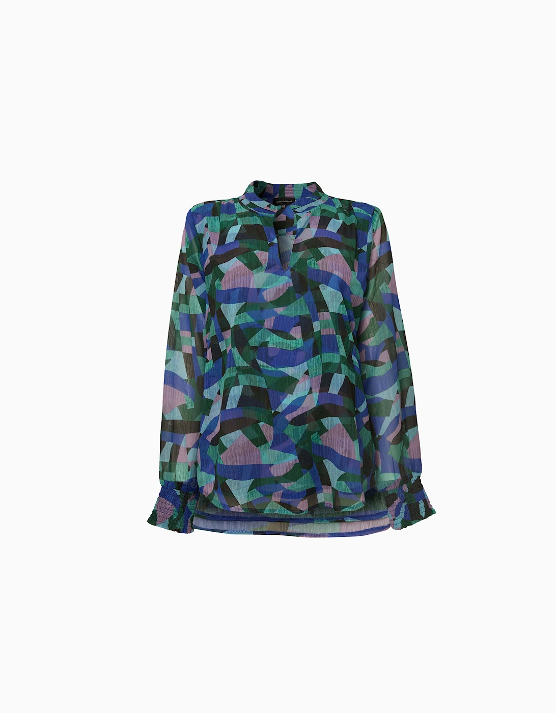 Abstract Print Blouse