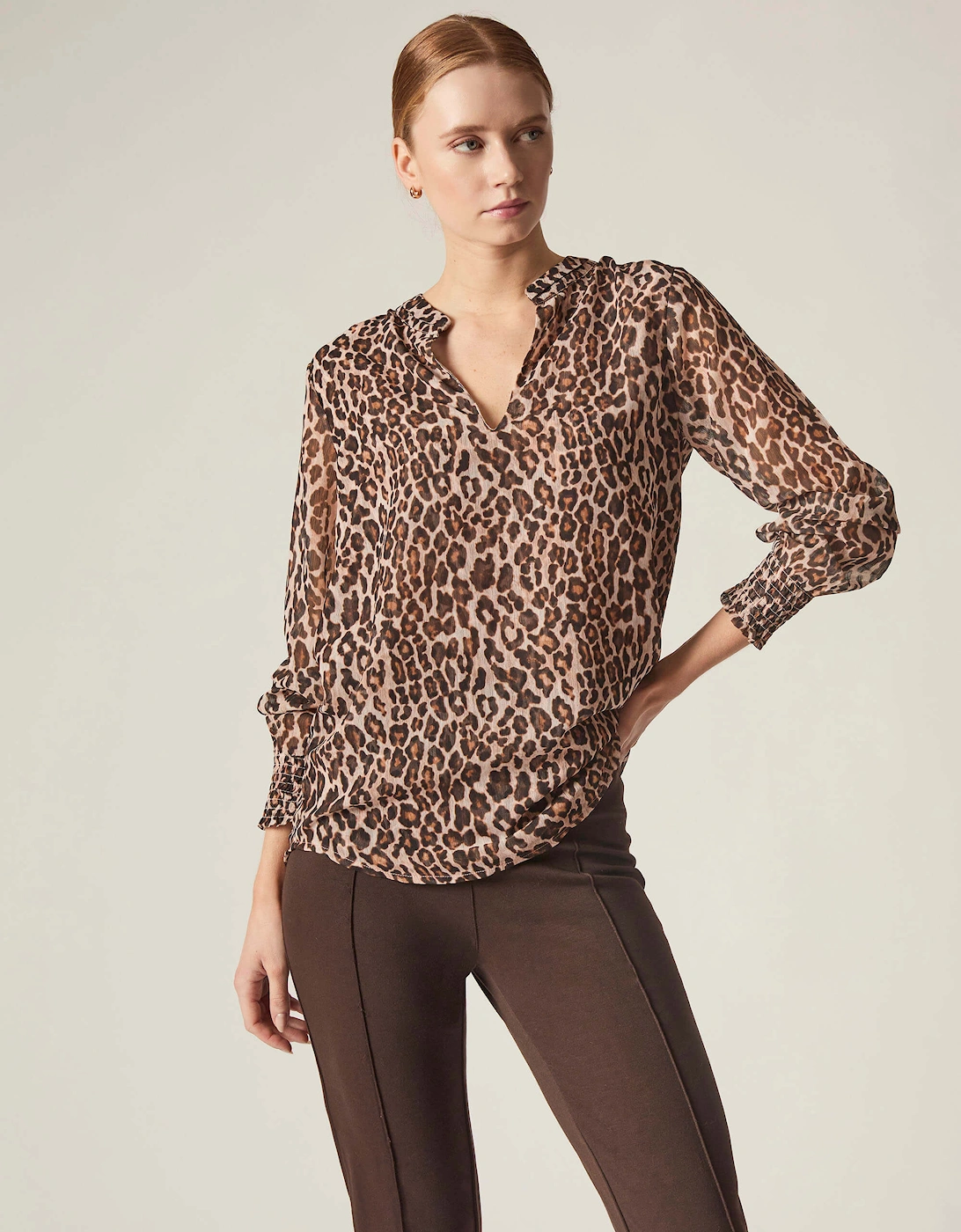 Leopard Print Blouse, 6 of 5