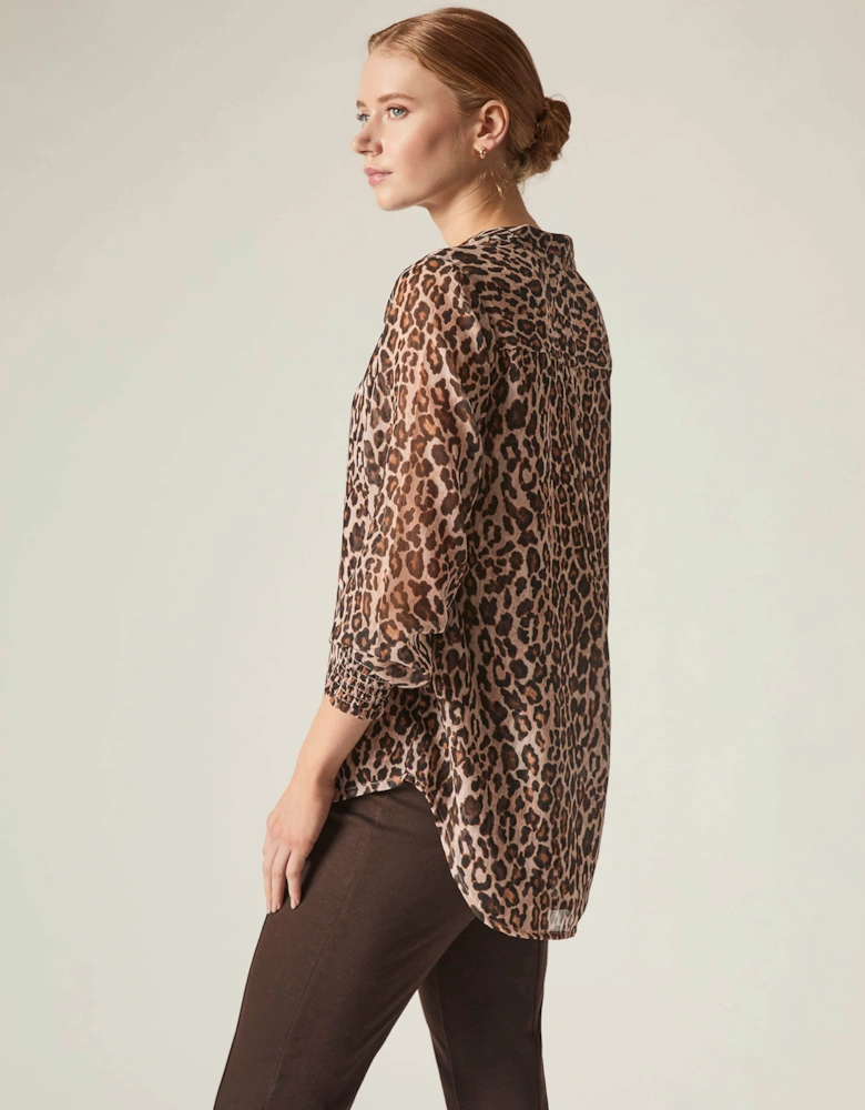 Leopard Print Blouse