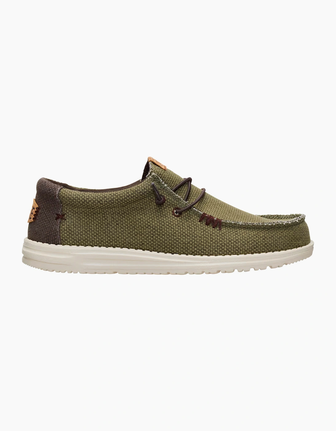 Wally braided shoe Burnt Olive/Delicioso brown, 7 of 6
